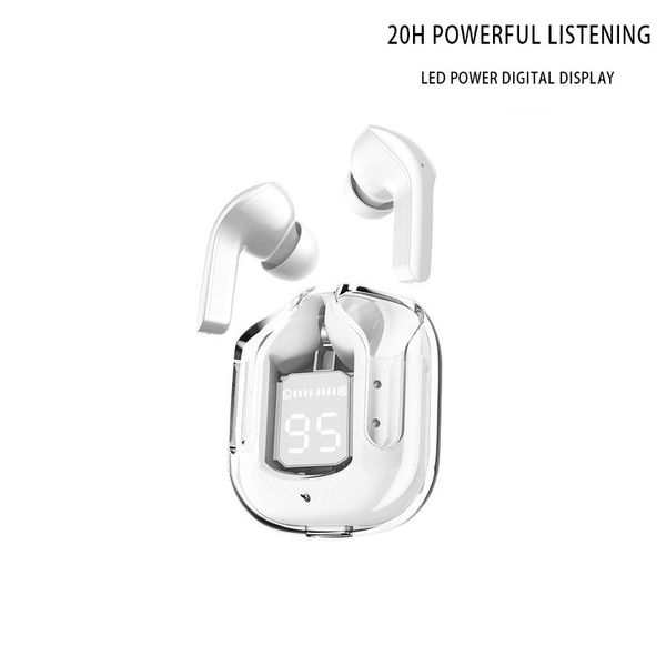 ENC Drahtlose Bluetooth-Ohrhörer, Geräuschunterdrückung, HiFi-Stereo-Kopfhörer mit Digitalanzeige, Ladehülle, Sport-Gaming-Headset