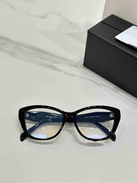 occhiali firmati montatura per occhiali pantera Metallo di alta qualità UV400 Lente trasparente senza montatura forma rettangolare per uomo donna moda montatura da vista di lusso