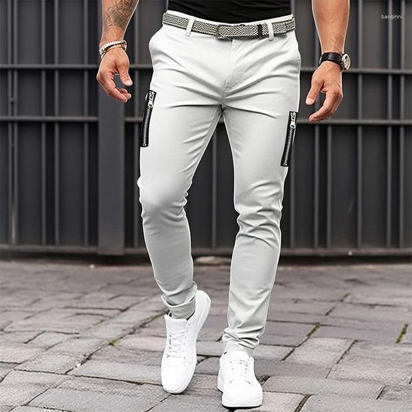 Herrenhose, Cargo-Baumwollhose, lässig, schlicht, bequem, atmungsaktiv, Outdoor, tägliches Ausgehen, Jogger