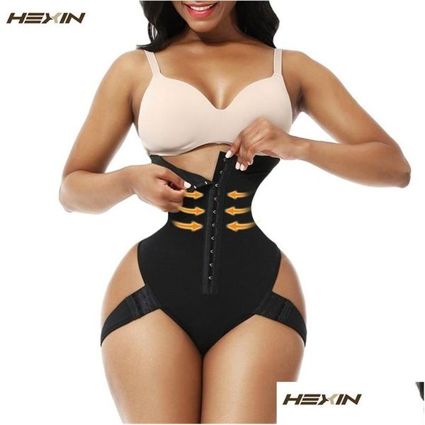 Vita pancia Shaper Hexin Butt Lifter Control Mutandine Slip Booty Lift Seamless Shapewear Dimagrante Pling Intimo Corpo alto Fajas 201 Dhvan