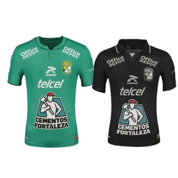 2023/24 Mexiko Club Leon Fußballtrikot 2024 MORENO VINAS MENA Fußballtrikot Herren RODRIGUEZ AMBRIZ Heim-Auswärtstrikot