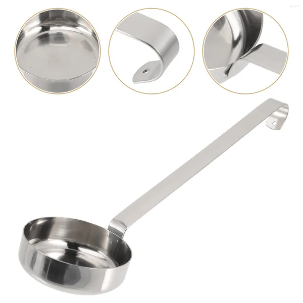 Cucchiai Cucchiaio per salsa per pizza Manico lungo Mestolo Durevole Cucina Uso Cottura Scoop Mini