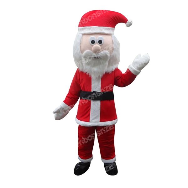 Desempenho Papai Noel Trajes Da Mascote Halloween Personagem Dos Desenhos Animados Outfit Terno Xmas Outdoor Party Outfit Homens Mulheres Roupas de Publicidade Promocional