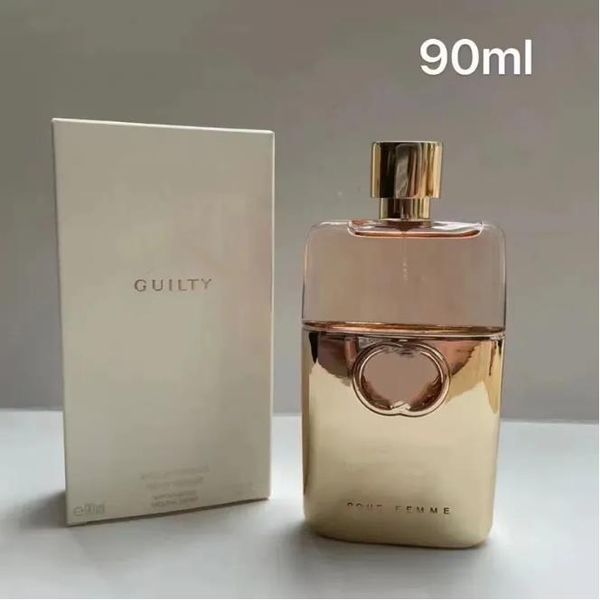 En son lüks tasarım kolonya kadın parfüm erkekler 90ml altın siyah şişe parfüm sprey klasik stil kalıcı zaman kesme