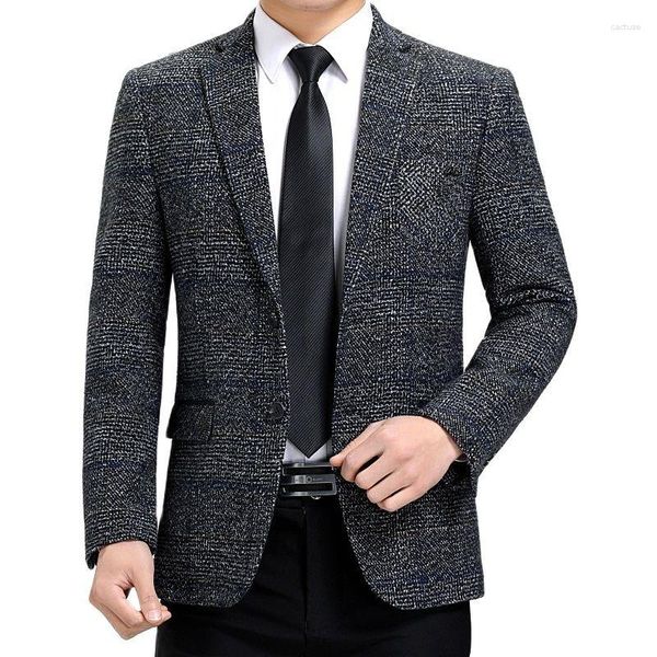 Ternos masculinos batmo 2023 chegada de alta qualidade inteligente xadrez casual blazer jaquetas masculinas plus size M-3XL 507