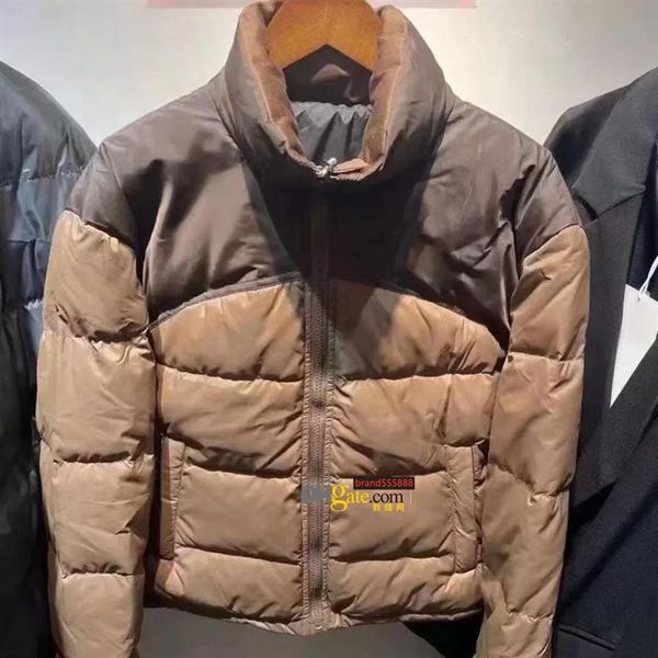 Nuove donne Designer Piumini marroni Parka Stilista da uomo stampa di lettere da sci Marchio famoso Parka Coppie invernali Panno158T