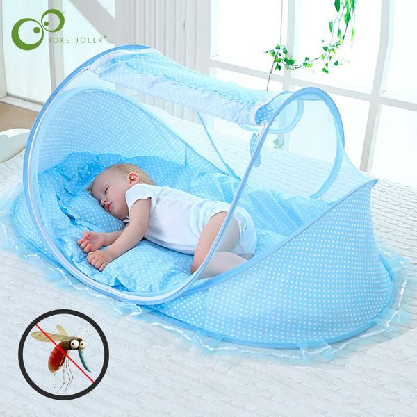 Krippe Netting Baby Tragbare Faltbare Bett Moskitonetz Polyester geboren Schlaf Reise Spielen Zelt Kinder GYH 230918