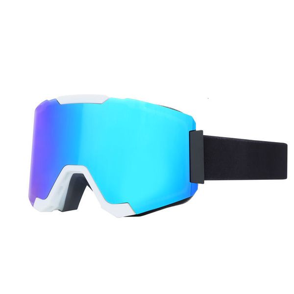 Kayak gözlük kayak gözlükleri manyetik çift katmanlı lens mıknatıs kayak anti-fog uv400 snowboard gözlükleri erkekler kadın kayak gözlük 230919