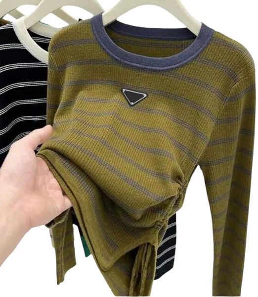 Kadın Sweaters Sweater Örgü 2023AUTUMN KIŞ OUN GÜZEL AYRAKLARINDA UZUN SLEEVE MS RENDE