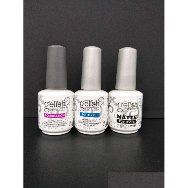 Nagelgel Top Qualität Soak Off Nagellack für Nägel Kunst Lack Led/UV Harmony Basislack Foundation Matte Drop Lieferung Gesundheit Schönheitssalon DHE98