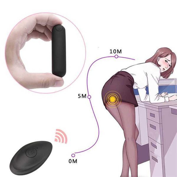 Vibratore a proiettile telecomandato Vibratori indossabili per le donne G-spot Clitoride Mutandine a farfalla invisibili Uovo vibrante Giocattolo del sesso 18