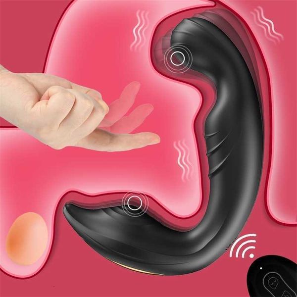 Brinquedo sexual massageador 3 frequência masculino massagem de próstata vibrador anal mulheres masturbadores vagina clitóris estimulador butt plug para homens