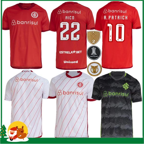 23 24 BRASILIEN Internacional Heimtrikot 2023 2024 GUERRERO Damiao Silva D Alessandro Herren Damen Fußballtrikot