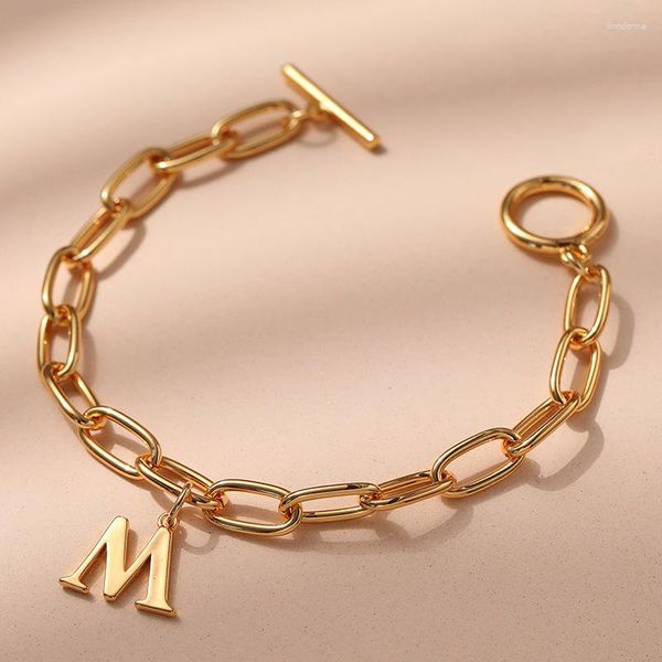Strand CCGOOD M Дизайн-браслет для женщин Модный позолоченный 18 К Высокое качество Минималистичные украшения для девочек Подарок Pulseras Mujer