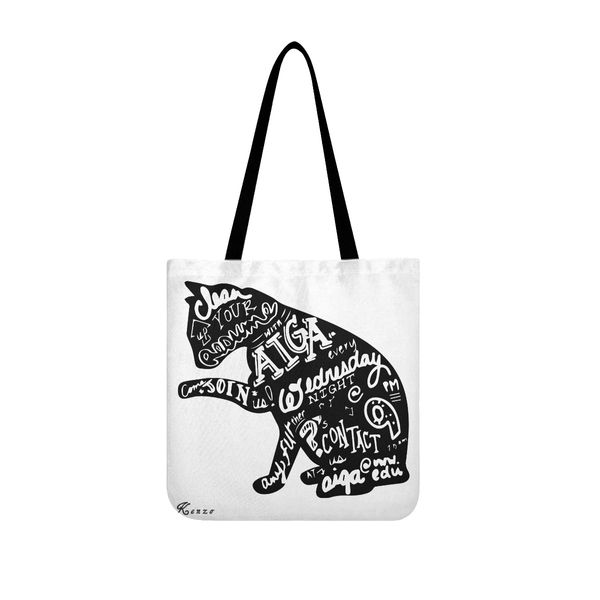 Тканевые сумки «сделай сам», мужские и женские тканевые сумки, сумки-клатчи, женские рюкзаки, профессиональный черный кот, милые простые модные универсальные подарки, уникальные 64601