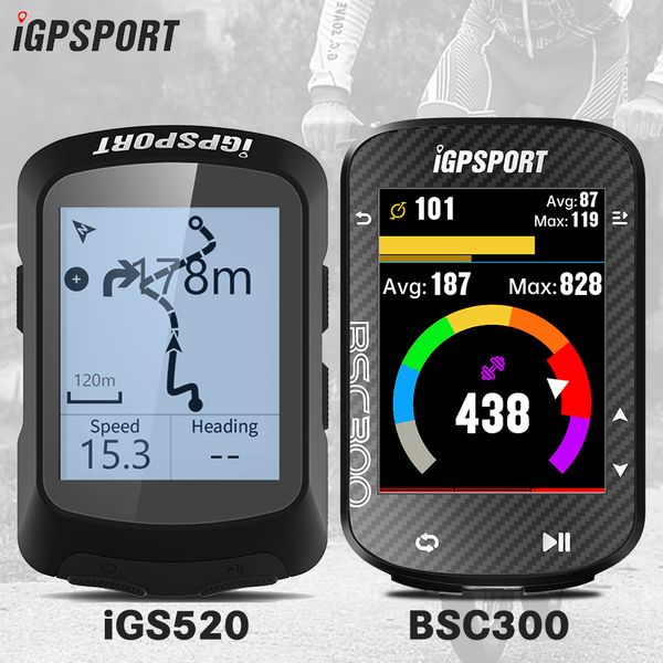Велосипедные компьютеры iGPSPORT IGS520 IGS 520 BSC300 Компьютер ANT Беспроводной велосипедный спидометр Bluetooth GPS-уведомление о навигации по маршруту Одометр 230919