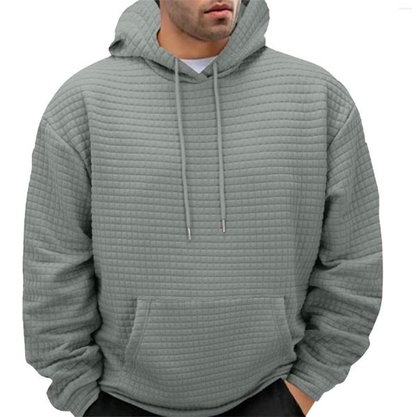 Hoodies masculinos para homem pulôver treino moletom com capuz leve ginásio moletom com capuz com bolso 2023 sólido