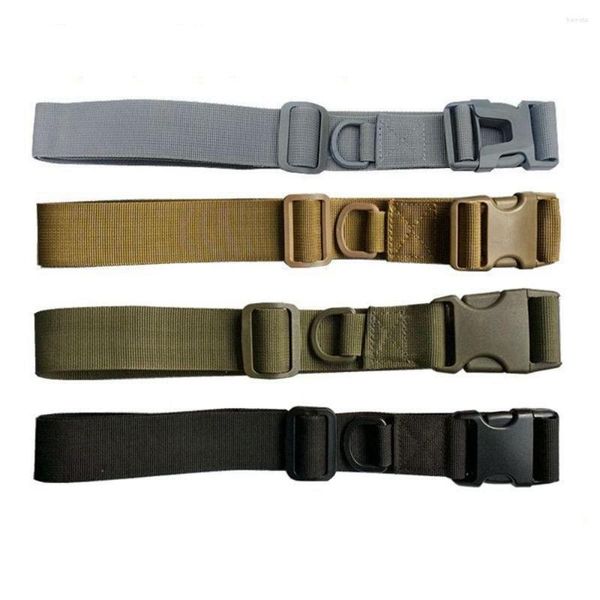 Ceintures Style militaire ceinture sangle libération rapide boucle réglable Combat Nylon plusieurs poches hommes ceinture