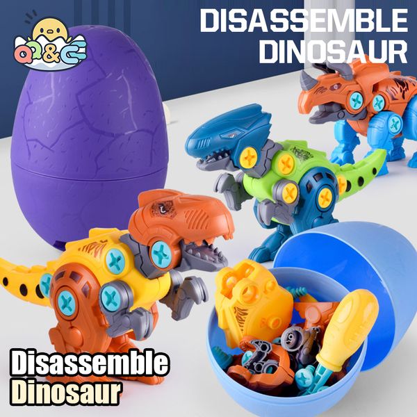 Transformationsspielzeug Roboter DIY Schrauben Dinosaurier Spielzeugset Babyspielzeug für 3 12 Jahre alt Montage Muttern Modellsätze Blöcke Konstruktion Kindertagsgeschenk 230920