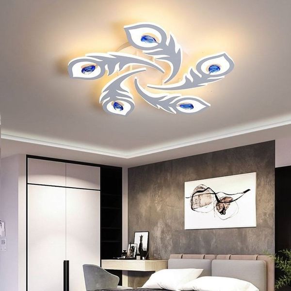 Plafoniera a LED per camera da letto Moderna in alluminio bianco Pteris Lviing Lampada da soffitto per sala da pranzo Lampadari a soffitto per sala da pranzo