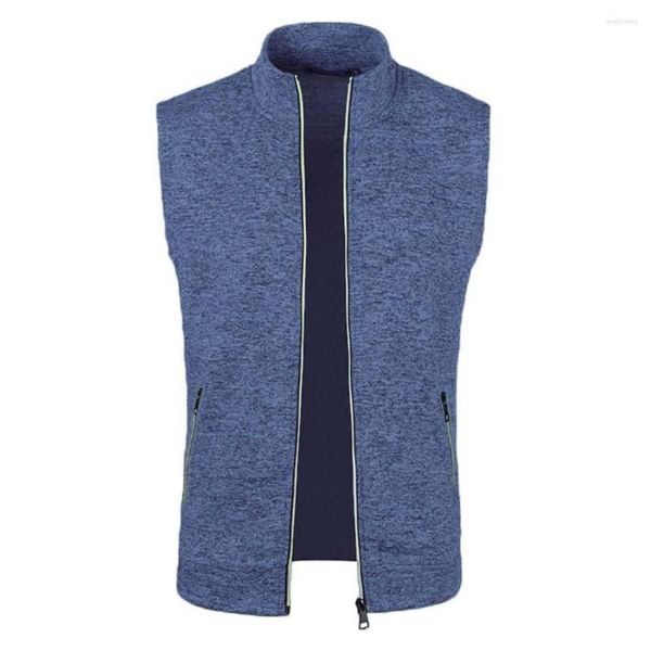 Hoodies masculinos colete masculino gola tanque superior moletom masculino colete jaqueta gola alta lã fina cardigan primavera outono sem mangas