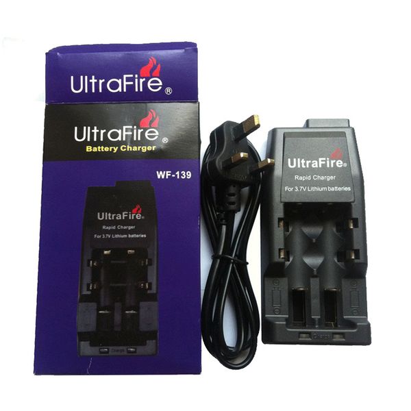 Многофункциональное зарядное устройство Ultrafire WF-139 для 18650, 18500, 17670, 16340, 14500, 10440, вилка ЕС/США (110 ~ 240 В переменного тока) с розничной коробкой