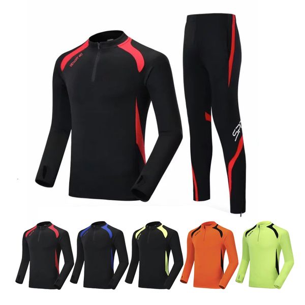 Herren-Trainingsanzüge, langärmelig, Winter-Fußball-Trikot, Fußball-Trainingskleidung, Kleidung für Erwachsene und Kinder, Herren-Jungen-Fußball-Bekleidungssets, Kurzarm 230920