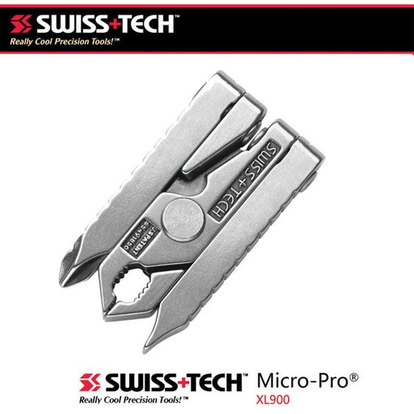 Swiss Tech 6 in 1 Morsetto per attrezzi da esterno multifunzione Mini - Pinza Strumento pieghevole portatile Attrezzatura da campeggio tascabile Kits266x