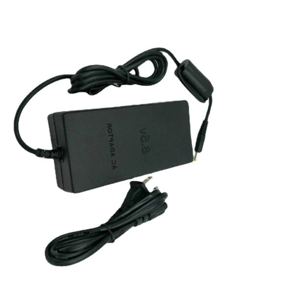 Fonte de cabo de alimentação para carregador adaptador AC preto para console PS2 70000 Carregador de plugue americano