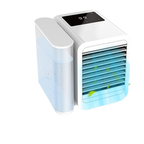 Xiaomi portátil mini ar condicionado usb refrigerador ventilador 1000ml tanque de água umidificador de refrigeração para escritório casa condicionador móvel