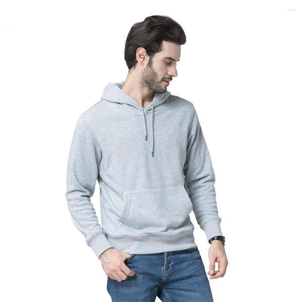 Männer Hoodies Mode Jungen Baumwolle Langarm Grau Mit Kapuze Übergroßen Hoodie Männer Sportswear Casual Sweatshirt Männlich Benutzerdefinierte 3xl 4xl 5xl