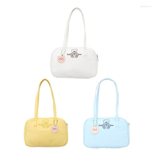 Sacos de noite Japonês High School Girls JK Bag Mulheres PU Bolsas e Bolsas Axila Itabag Crosssbody E74B