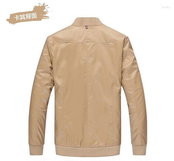 Jaquetas masculinas jaqueta masculina 2023 outono fino fino curto moda masculina gola masculina roupas chaqueta hombre plus size hj624