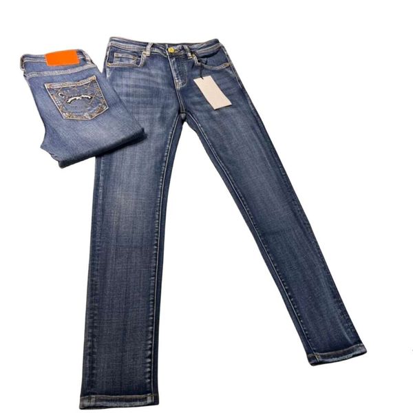 Jeans femininos designer moda luxo top qualidade mulheres ba alta qualidade mulheres roupas cintura lápis calças finas e elásticas casuais pedicure cowboy botas distintivo