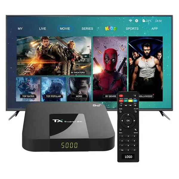 персонализированная OEM ODM индивидуальная прошивка Intel 5 ГГц Android Smart Game TV Box