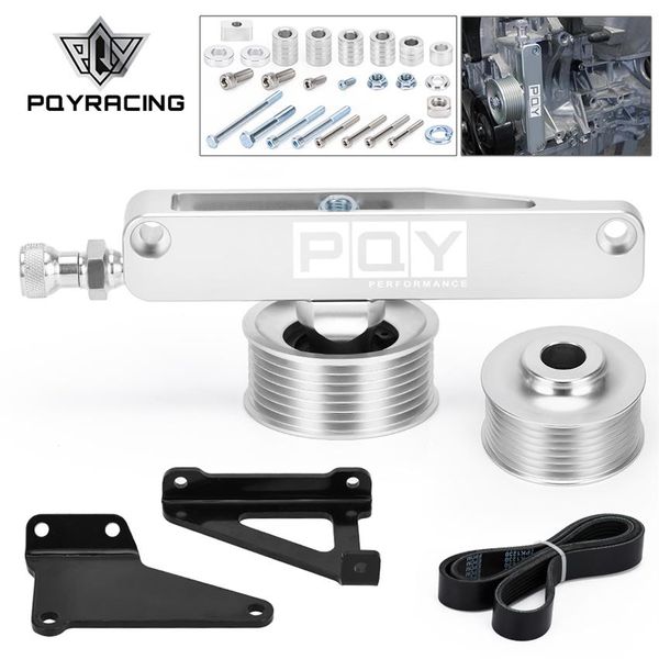 PQY - Kit de polia excluída para eliminador A C P S para motores Honda Acura K20 K24 CPY03S-QY249w