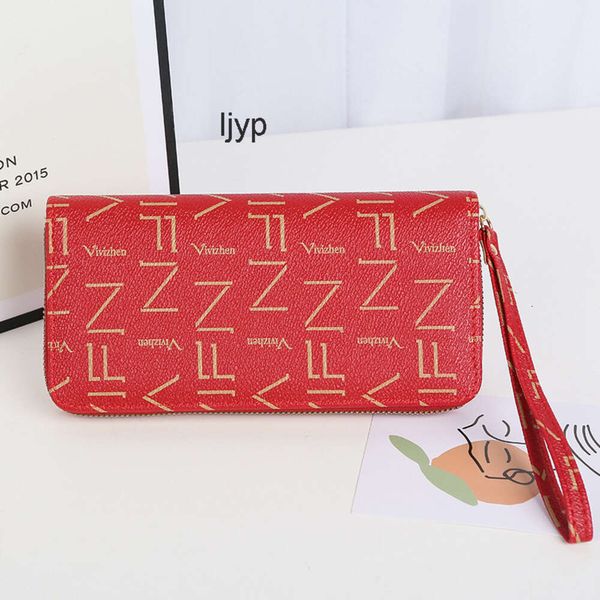 Münze Geldbörsen HBP Außenhandel Handtaschen Frühling Sommer Europäischen Amerikanischen Stil Retro PU Haut Druck Multi-fach Hand Halten Dame Brieftasche Clutch Taschen NGQ8