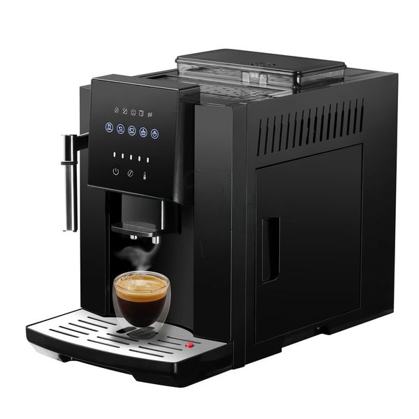 ITOP Vollautomatische 19-Bar-Kaffeemaschine, Kaffeebohnenmühle, Milchschaum-Espresso-Kaffeemaschine, heißes Wasser und Milchschaum