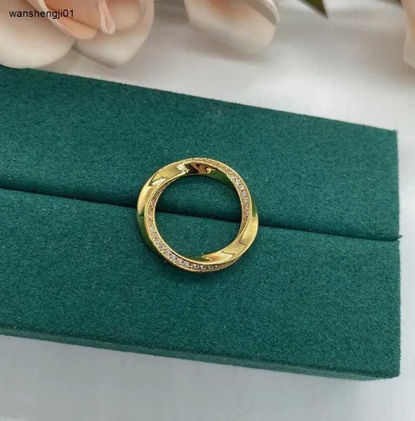 23ss novo designer banda anéis simples par fino minimalista ins design moda cauda irregular torção bague casal anello incluindo caixa