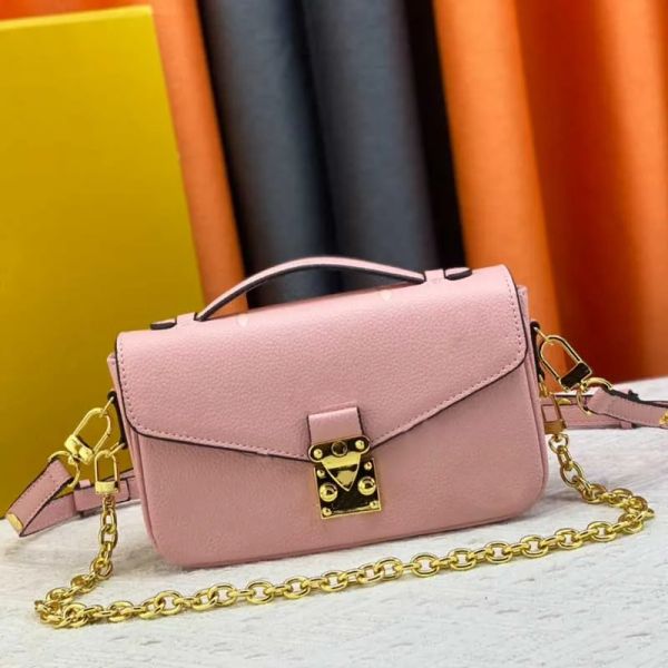 M46595 mulheres designer sacos bolsa de ombro alta qualidade couro do plutônio grande flor crossbody bolsa moda leste oeste totes saco corrente ouro