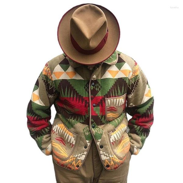 Jaquetas masculinas 2023 outono masculino plus size moda streetwear lapela jaqueta impressão cor-bloqueio casual viagem diária terno quente