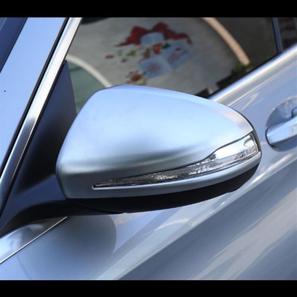 Chrome abs exterior do carro espelho retrovisor capa guarnição para mercedes benz classe c w205 2014-19 e classe w213 2016-18 glc x253 2016-18285b