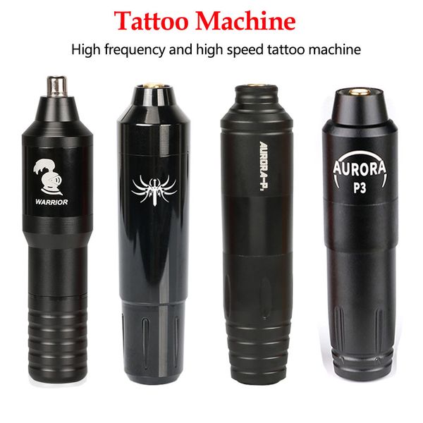 Tattoo Maschine Rotary Stift High Speed Leistungsstarke Motor RCA Stecker Gun Für Permanent Make-Up für Patrone Nadeln 230920