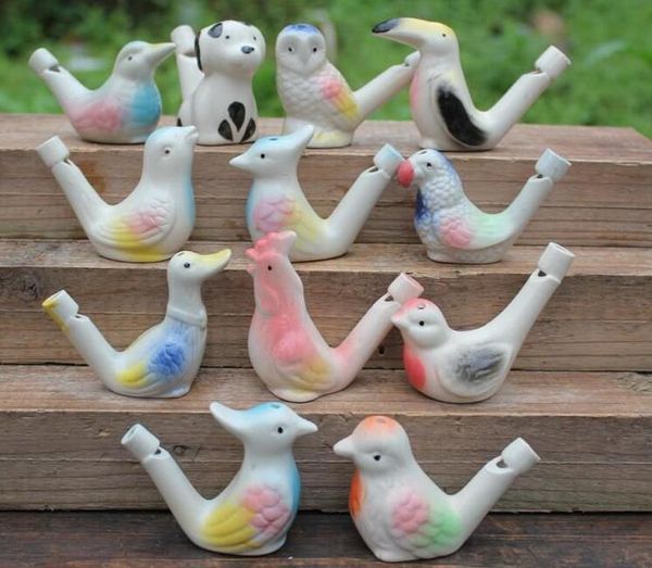 Outros suprimentos para festas de eventos 200 pcslot Water Bird Whistle Clay Cerâmica Vitrificada Whistlepeacock Birds 230919