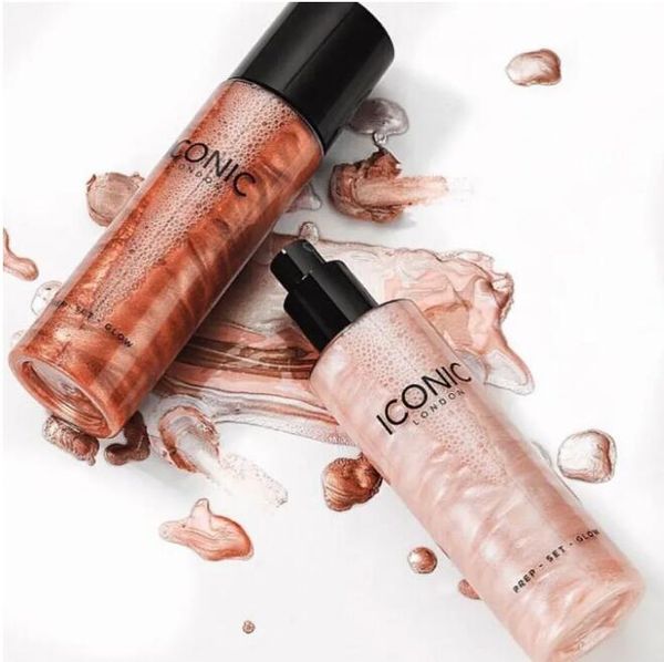 ICÔNICO LONDRES Prep Set Glow maquiagem líquido 120ml Bronzers Highlighters Original Glow Setting Spray Cosméticos