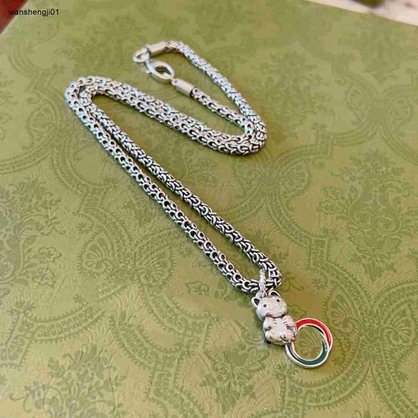 Collana 23ss per donne e uomini Simpatico ciondolo a forma di gatto cartone animato Collana con ciondolo moda a catena, scatola inclusa. Regalo preferito