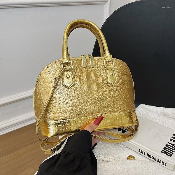 Sacs de soirée Classique Femmes Sac de luxe Designer Sac à main et bourse Femme 7 Couleur Crocodile Modèle Bandoulière Épaule Marque Jour Embrayage