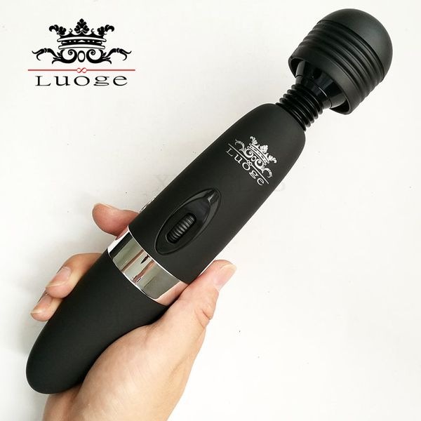 Brinquedos adultos Luoge Super Poderoso Multi-Velocidade G-Spot AV Wand Sex Toys com Headgear Magic Wand Massageador Vibradores Produtos Sexuais para Mulher 230920