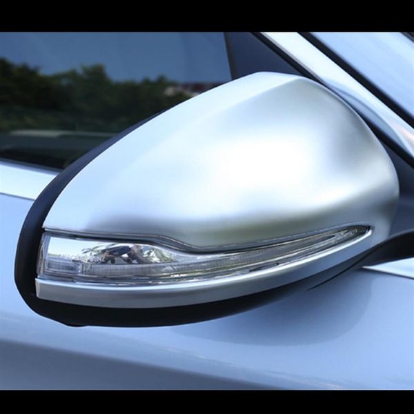 Chrome abs exterior do carro espelho retrovisor capa guarnição para mercedes benz classe c w205 2014-19 e classe w213 2016-18 glc x253 2016-18224g