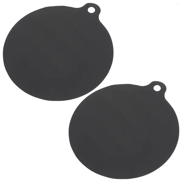 Tapetes de mesa 2 Pcs Fogão de Indução Tapete de Silicone Protetor de Bancada Antiaderente Panelas Cozinhando Sílica Gel Resistente ao Calor Pad Pot Holders